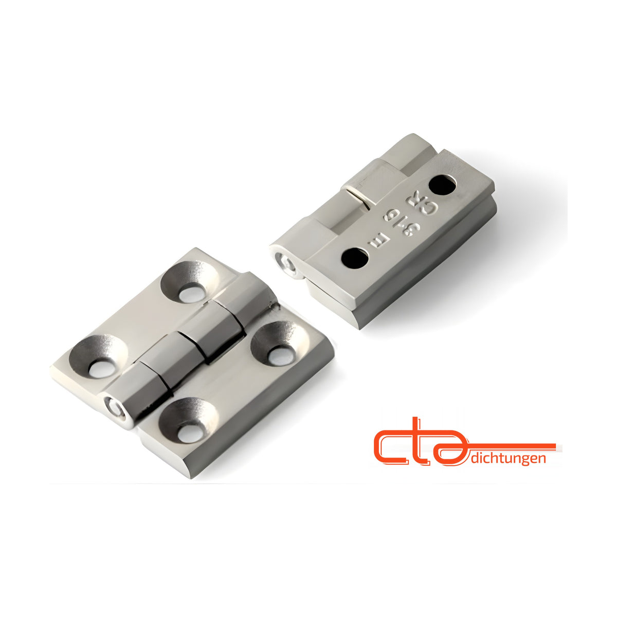 Anschraubscharnier, 40 × 40 mm, Zink-Druckguss verchromt (1C56-U05) – Ansicht 6