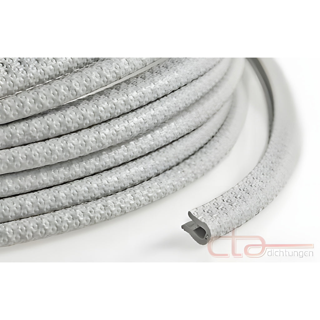 Kantenschutzprofil PVC, Klemmbereich 1 mm, schwarz (1C10-03)