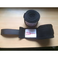 Boxing hand wraps, 2.5 m × 5 cm, 1 pair, with thumb loop and hook-and-loop fastener, cotton/elastane (BOXBANDAGEN)